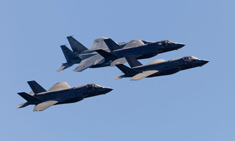 Japan’s fighter jet visit follows U.K. strike group’s port call as security partnership deepens