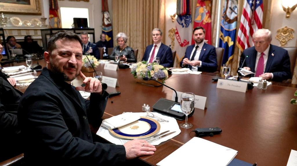 In talks with Zelenskiy, Trump appears to press pause on fresh support