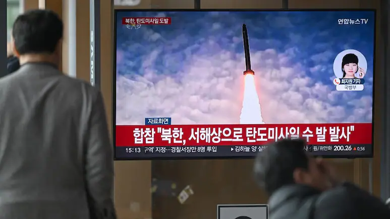 North Korea test-fires cruise missiles ahead of Trump visit to South Korea