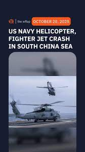 US Navy helicopter, fighter jet crash in separate South China Sea incidents