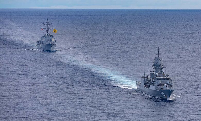 Australia-U.S. training in South China Sea supports Free and Open Indo-Pacific